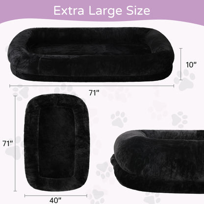 Human Size Orthopedic Dog Bed Removable Cover