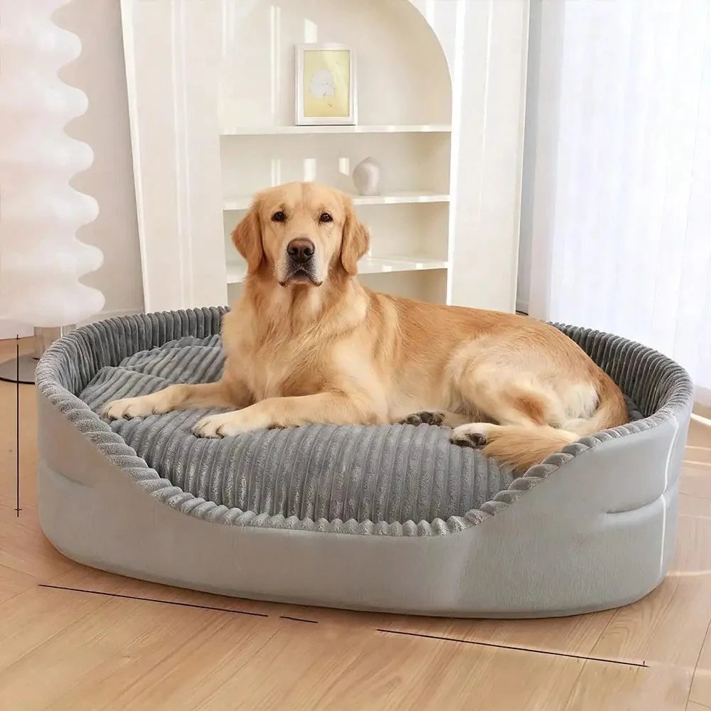 Machine Washable Plush Pet Bed