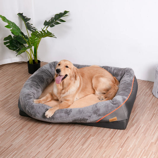 Jumbo Orthopedic Memory Foam Dog Bed
