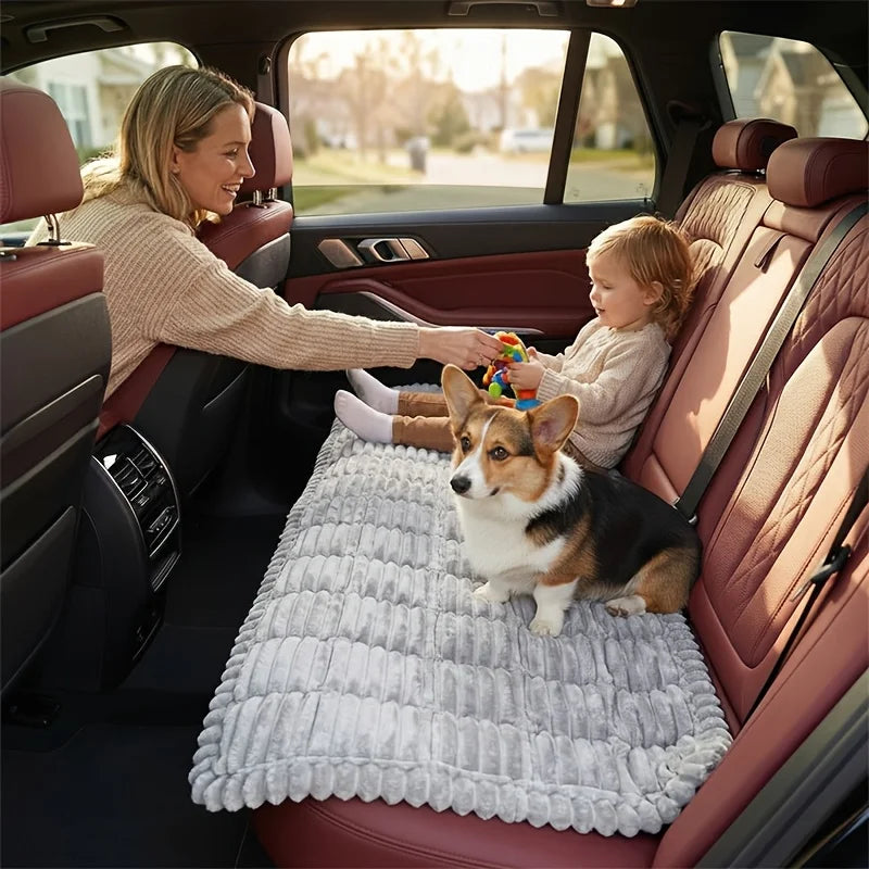 Cooling Plush Car Dog Bed Mat