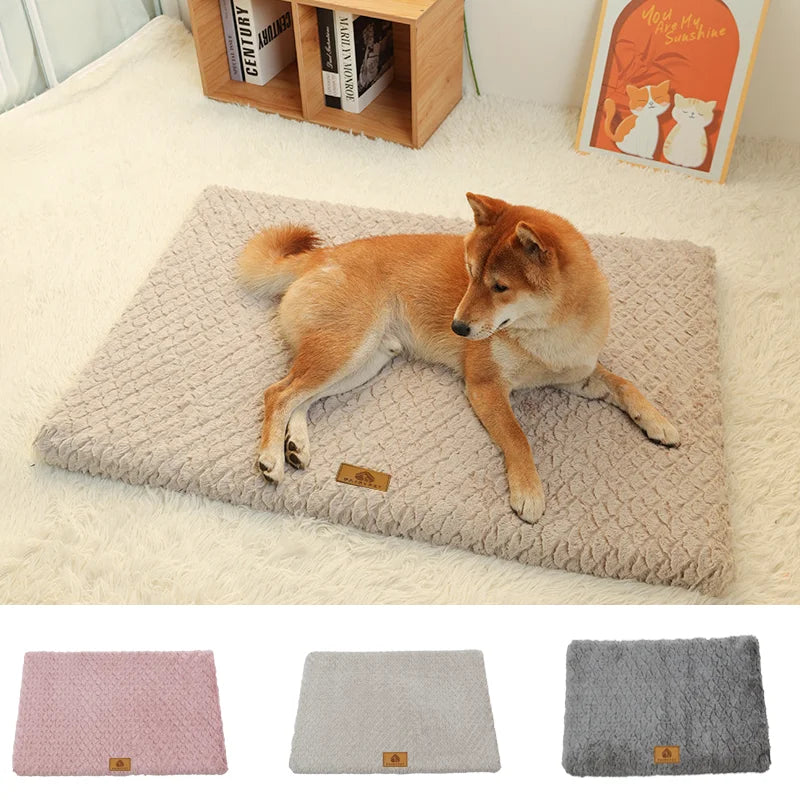 3D Foam Orthopedic Dog Bed Faux Fur Cover