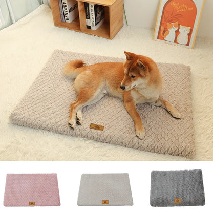 3D Foam Orthopedic Dog Bed Faux Fur Cover
