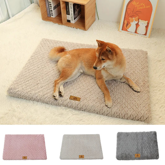 3D Foam Orthopedic Dog Bed Faux Fur Cover