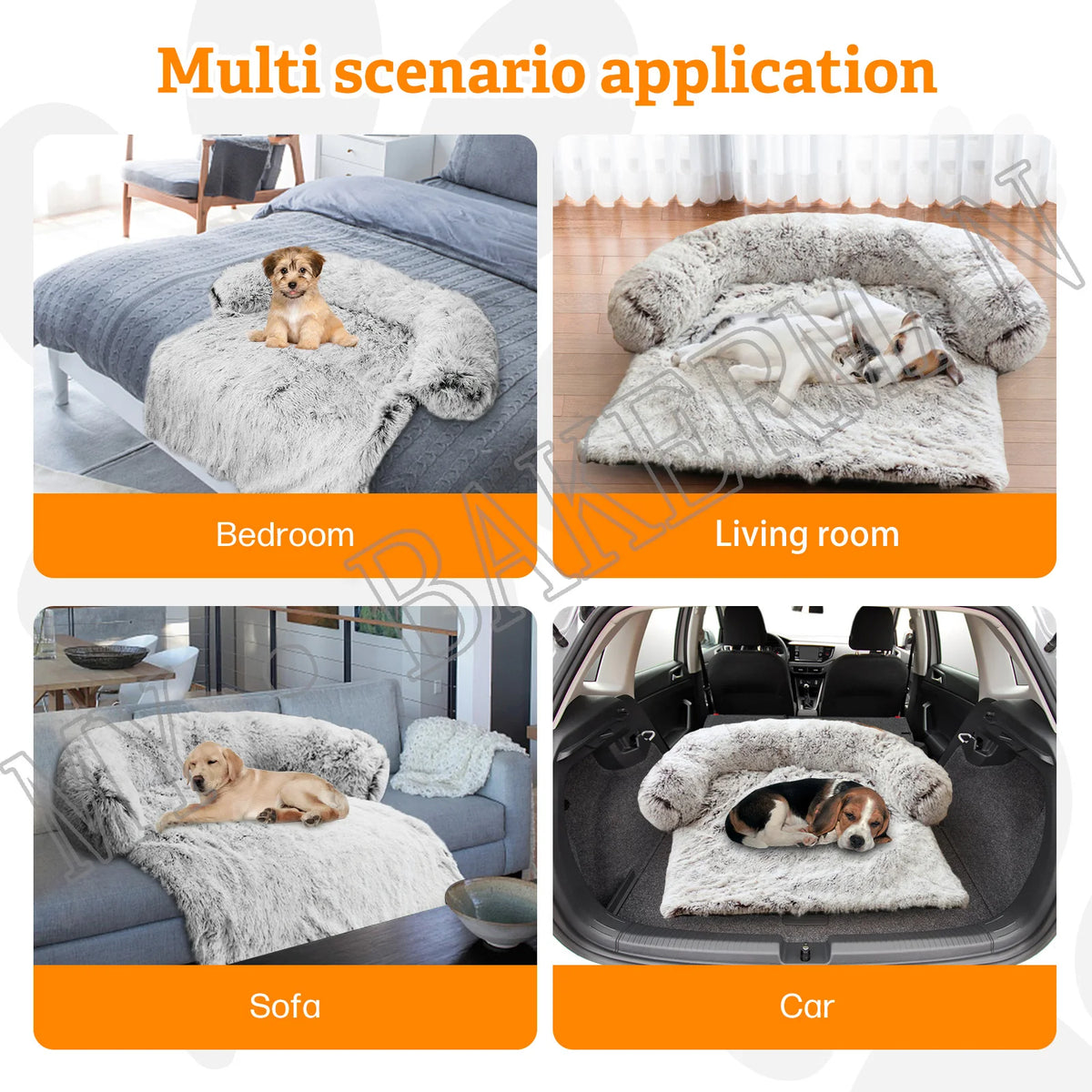Premium Winter Washable Dog Sofa Bed