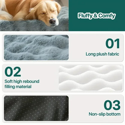 Luxury Faux Fur Pet Mat For Dogs & Cats