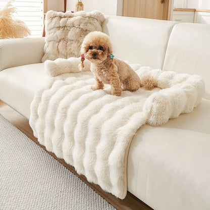 Luxury Faux Fur Pet Mat For Dogs & Cats