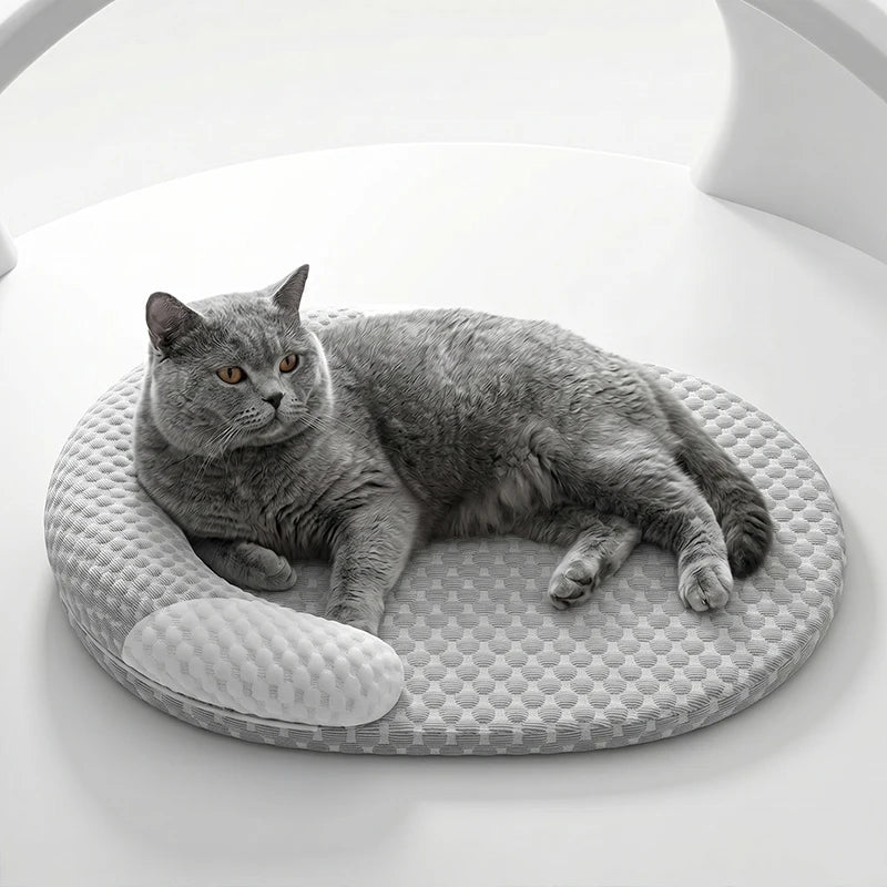 Cooling Pet Bed Breathable Ice Silk Mat for Dogs & Cats