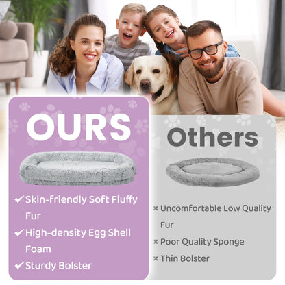 Human Size Orthopedic Dog Bed Removable Cover
