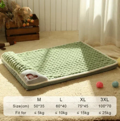 Winter Orthopedic Memory Foam Dog Bed