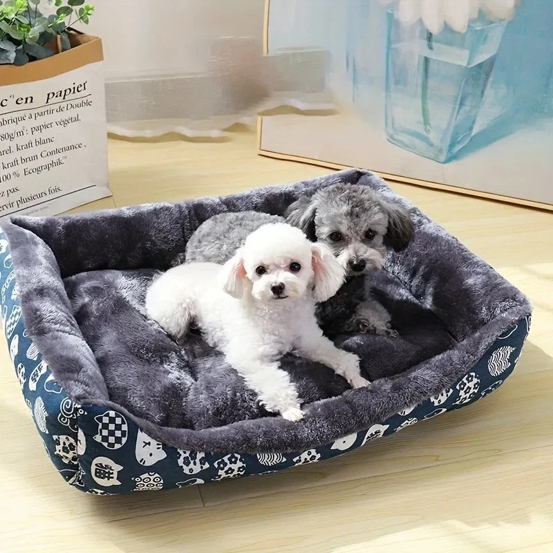 Soft Winter cushion Plush Pet Sofa Bed