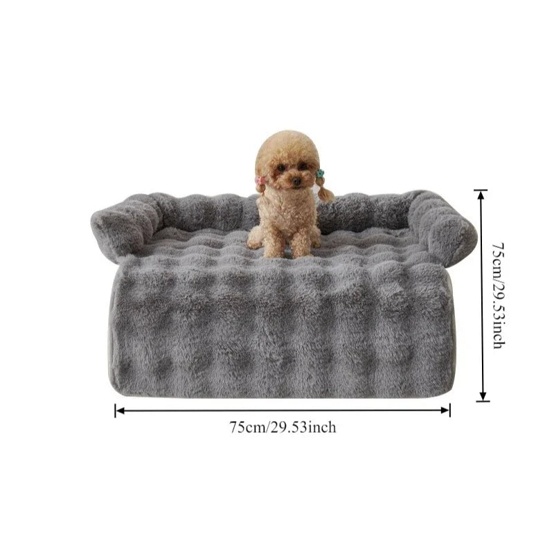 Luxury Faux Fur Pet Mat For Dogs & Cats