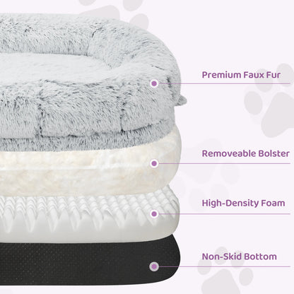 Human Size Orthopedic Dog Bed Removable Cover