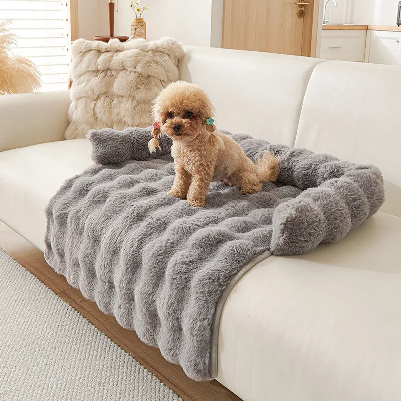 Luxury Faux Fur Pet Mat For Dogs & Cats