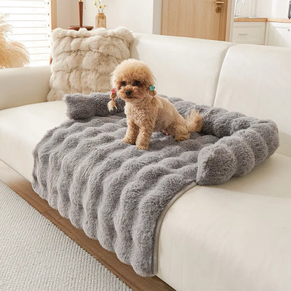 Luxury Faux Fur Pet Mat For Dogs & Cats