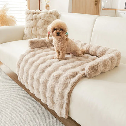 Luxury Faux Fur Pet Mat For Dogs & Cats