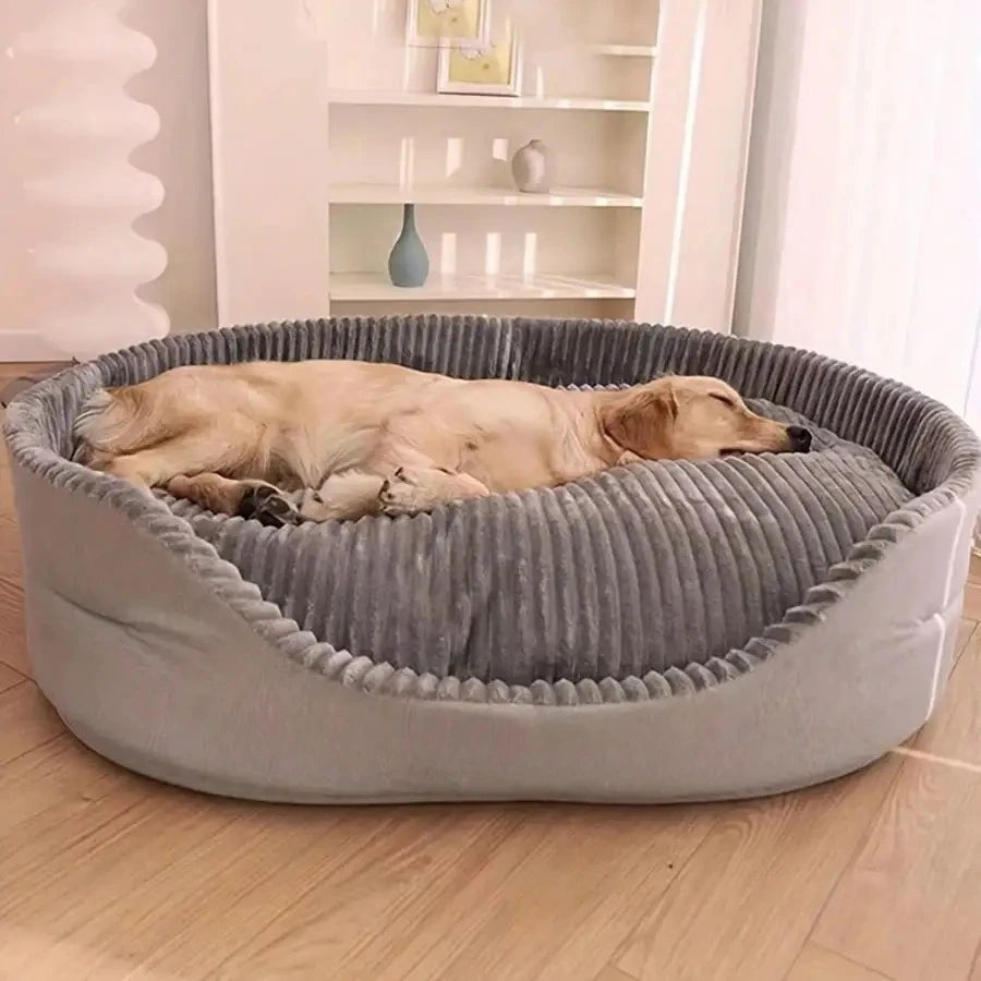 Machine Washable Plush Pet Bed