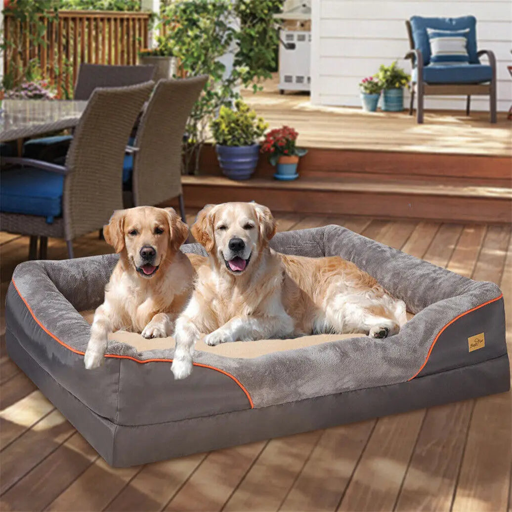 Jumbo Orthopedic Memory Foam Dog Bed